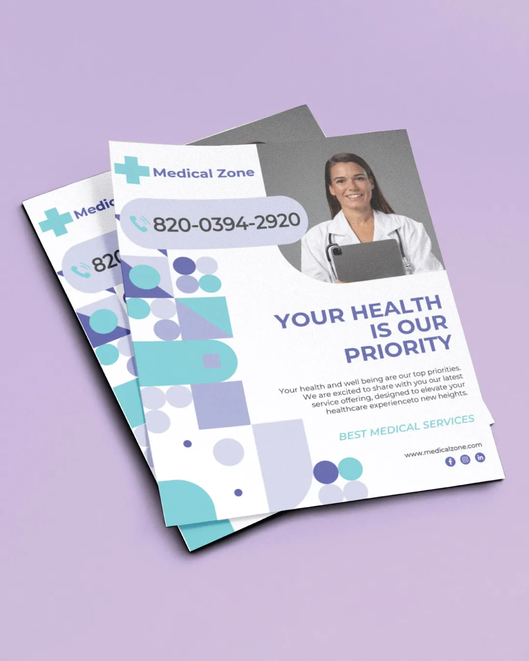 Geometric Figures Flyers AP Printing - Geometric Figures Flyers - Custom Printing Services