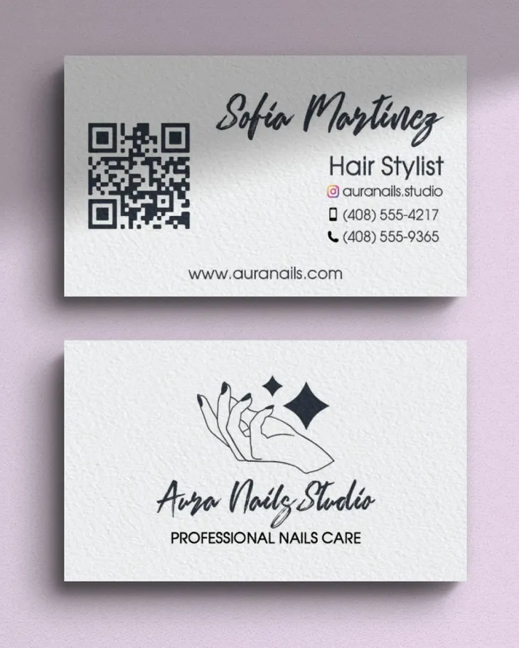 Minimal Ink Flow Standard Business Cards AP Printing - Minimal Ink Flow Standard Business Cards - Custom Printing Services