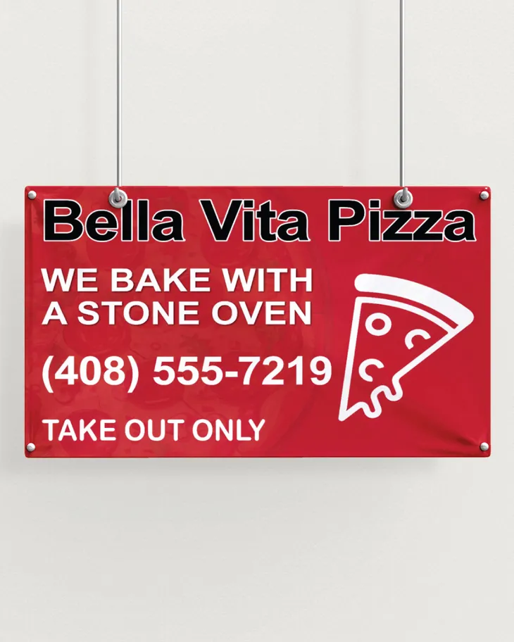 AP Printing - Red Oven Flavor Banners - Custom Printing Services