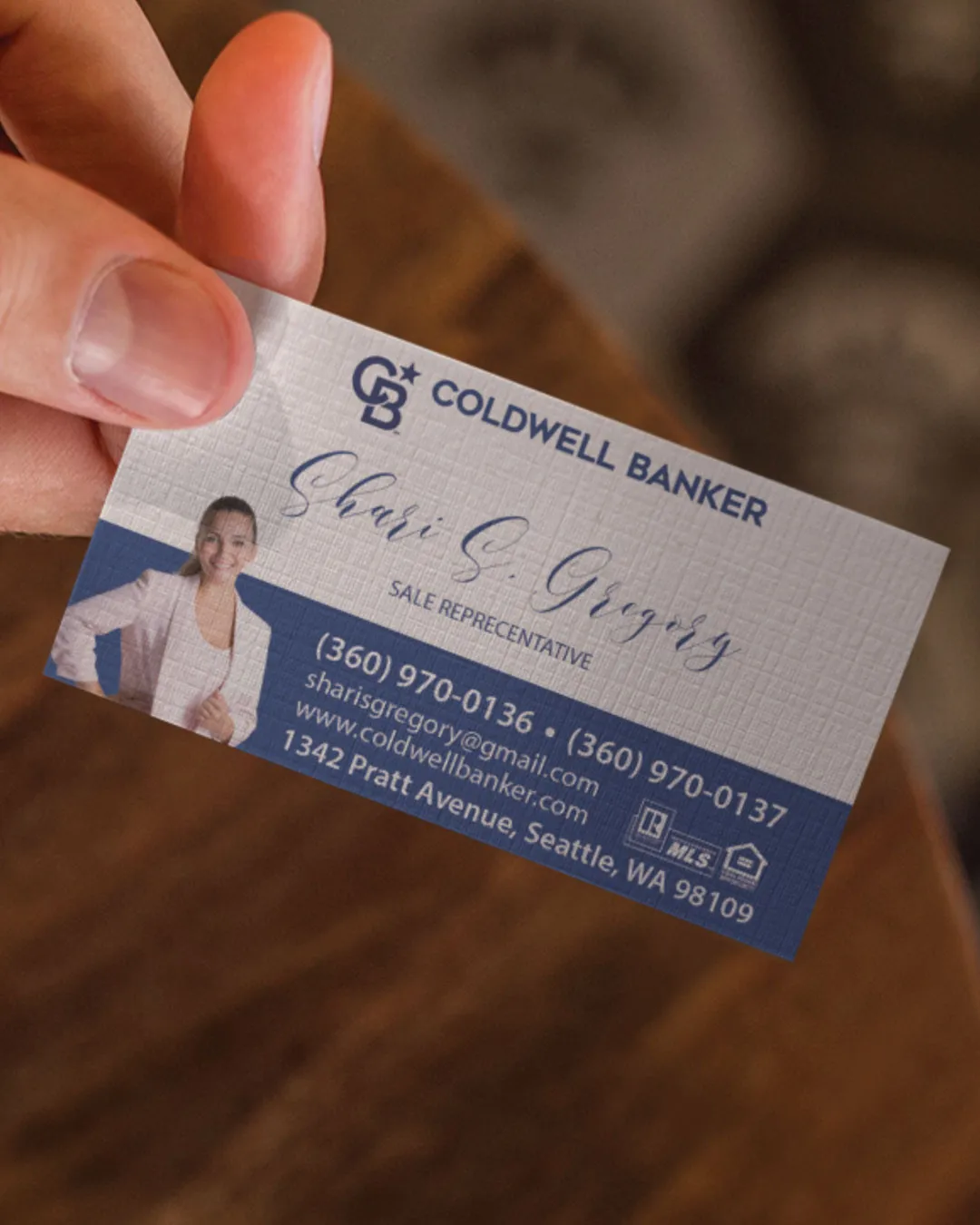 AP Printing - Coldwell Banker Classic Linen Uncoated Business Cards - Custom Printing Services