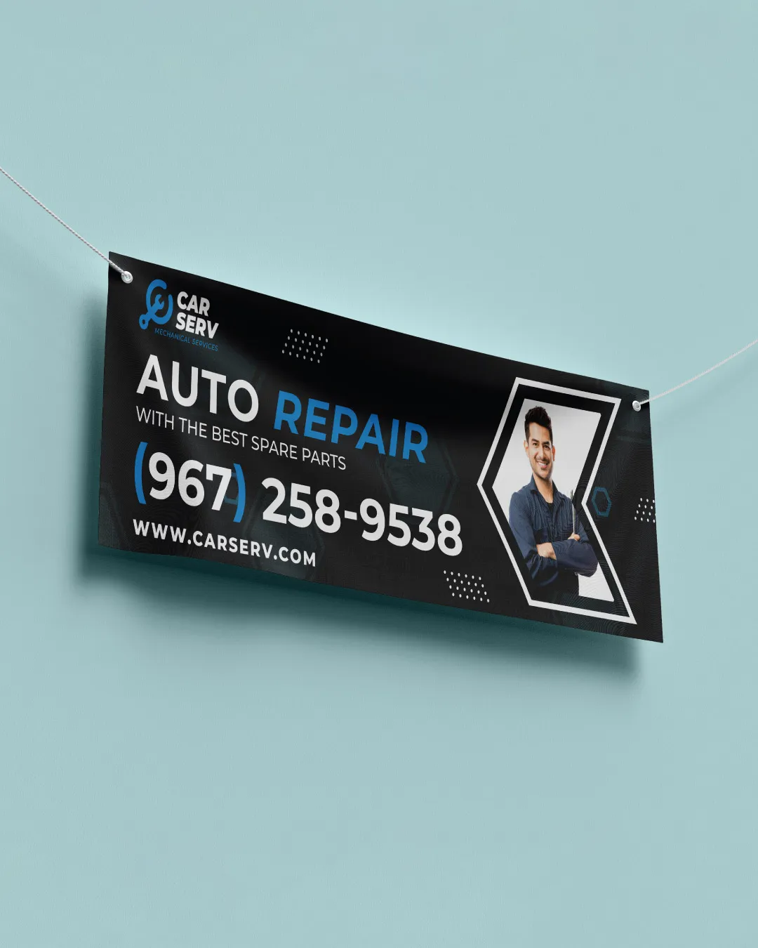 Black Gears Banners AP Printing - Black Gears Banners - Custom Printing Services