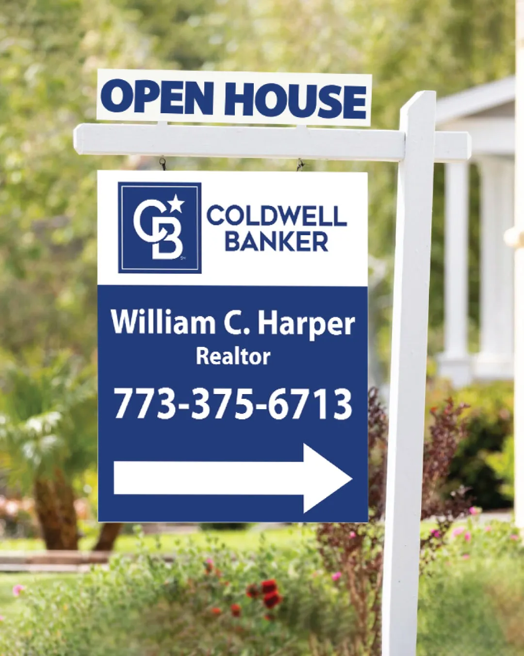 AP Printing - Coldwell Banker Minimalist Colonial Sign - Custom Printing Services