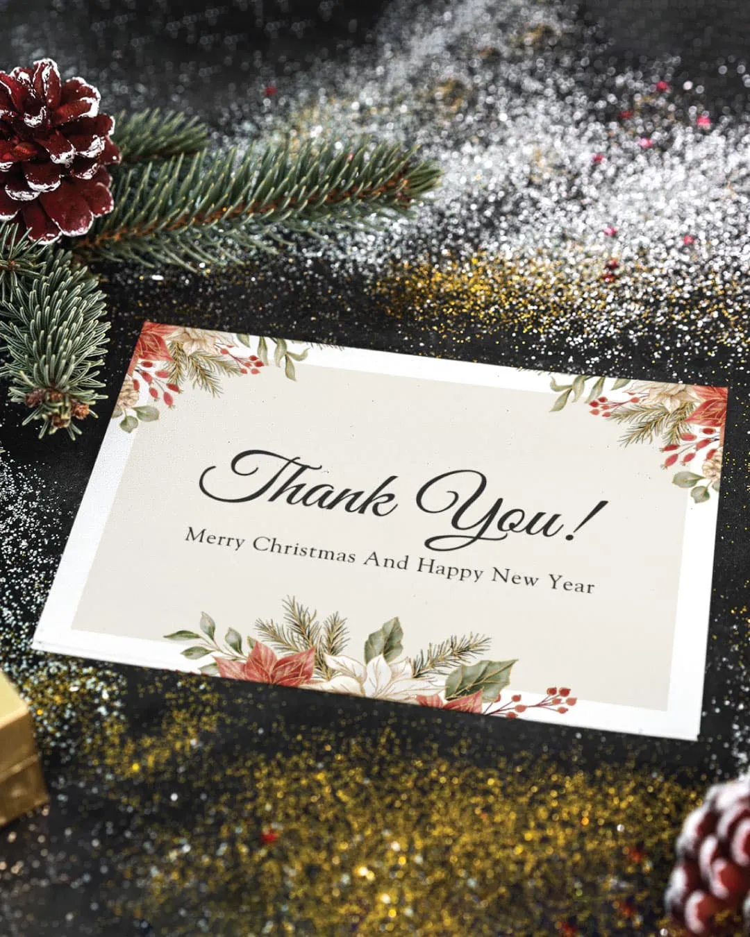 Nature-Inspired Floral Gratitude cards AP Printing - Nature-Inspired Floral Gratitude cards - Custom Printing Services