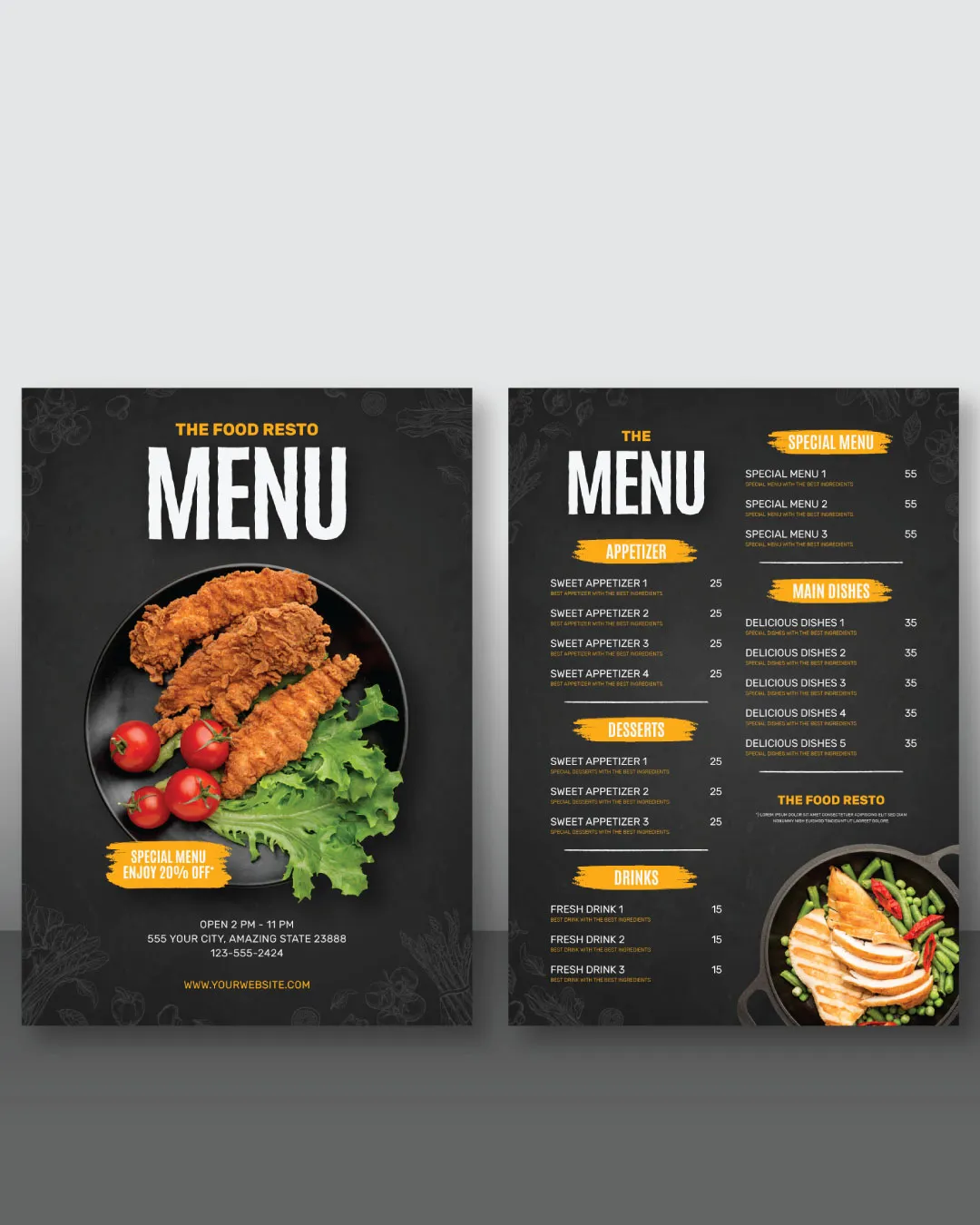 Restaurant Menus Category