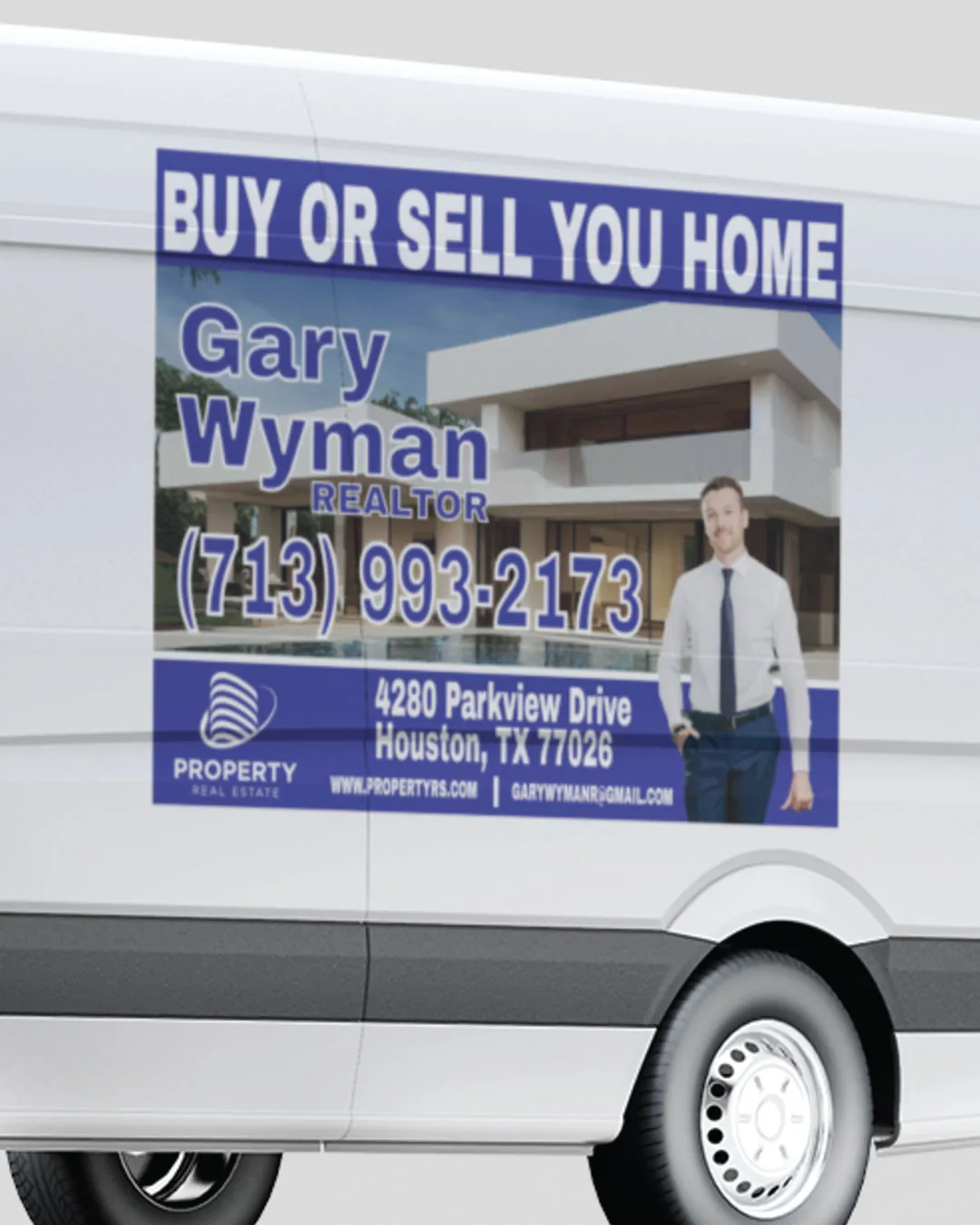 AP Printing - Cobalt Blue Car Magnets - Custom Printing Services