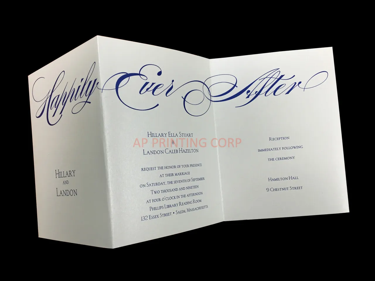 AP Printing - Happily Ever After [CC-15] Pocket & Folder Invitation - Custom Printing Services