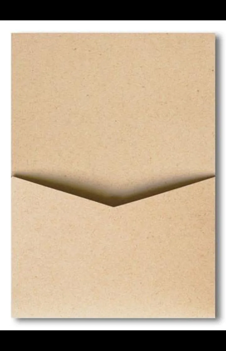 Taupe Brown Recycled Pocket & Folder Invitation Card, A7 Denali AP Printing - Taupe Brown Recycled Pocket & Folder Invitation Card, A7 Denali - Custom Printing Services