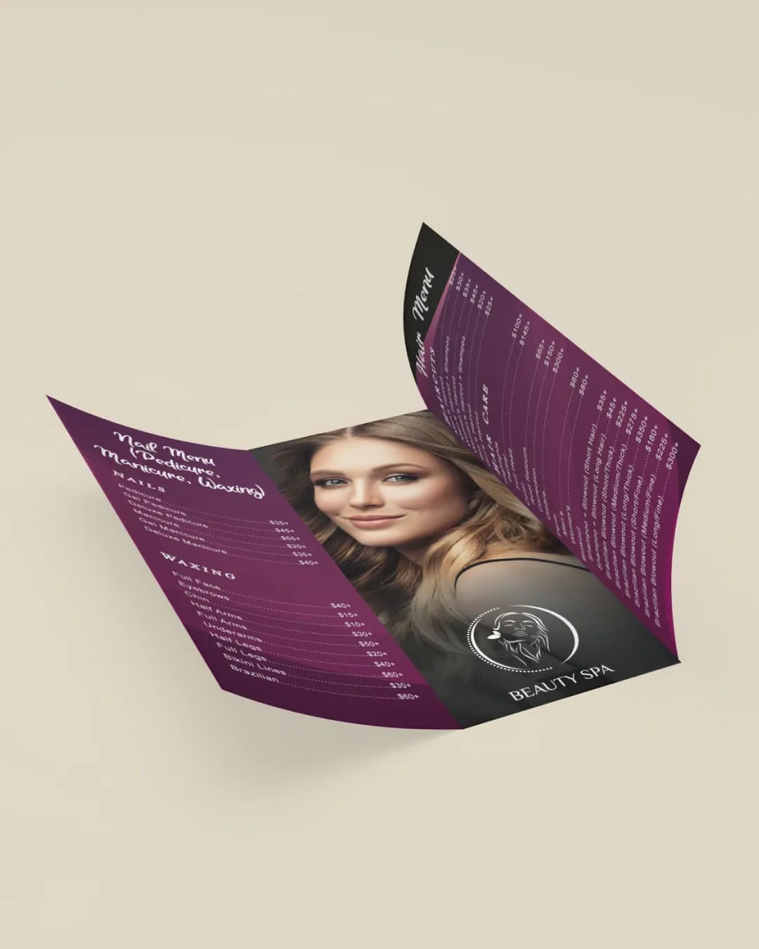 AP Printing - Dark Purple Gradient Brochure - Custom Printing Services