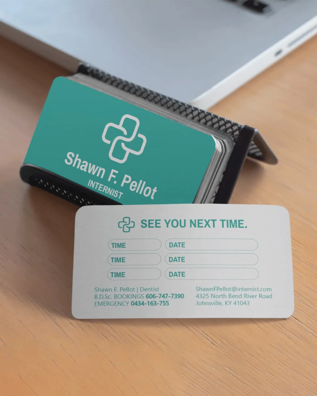 AP Printing - Vibrant Turquoise Standard Business Cards - Custom Printing Services
