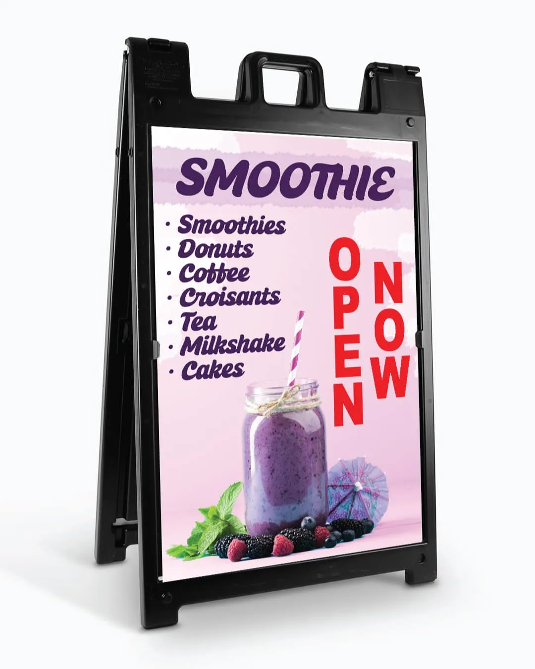 Cute Purple A Frame Signs AP Printing - Cute Purple A Frame Signs - Custom Printing Services