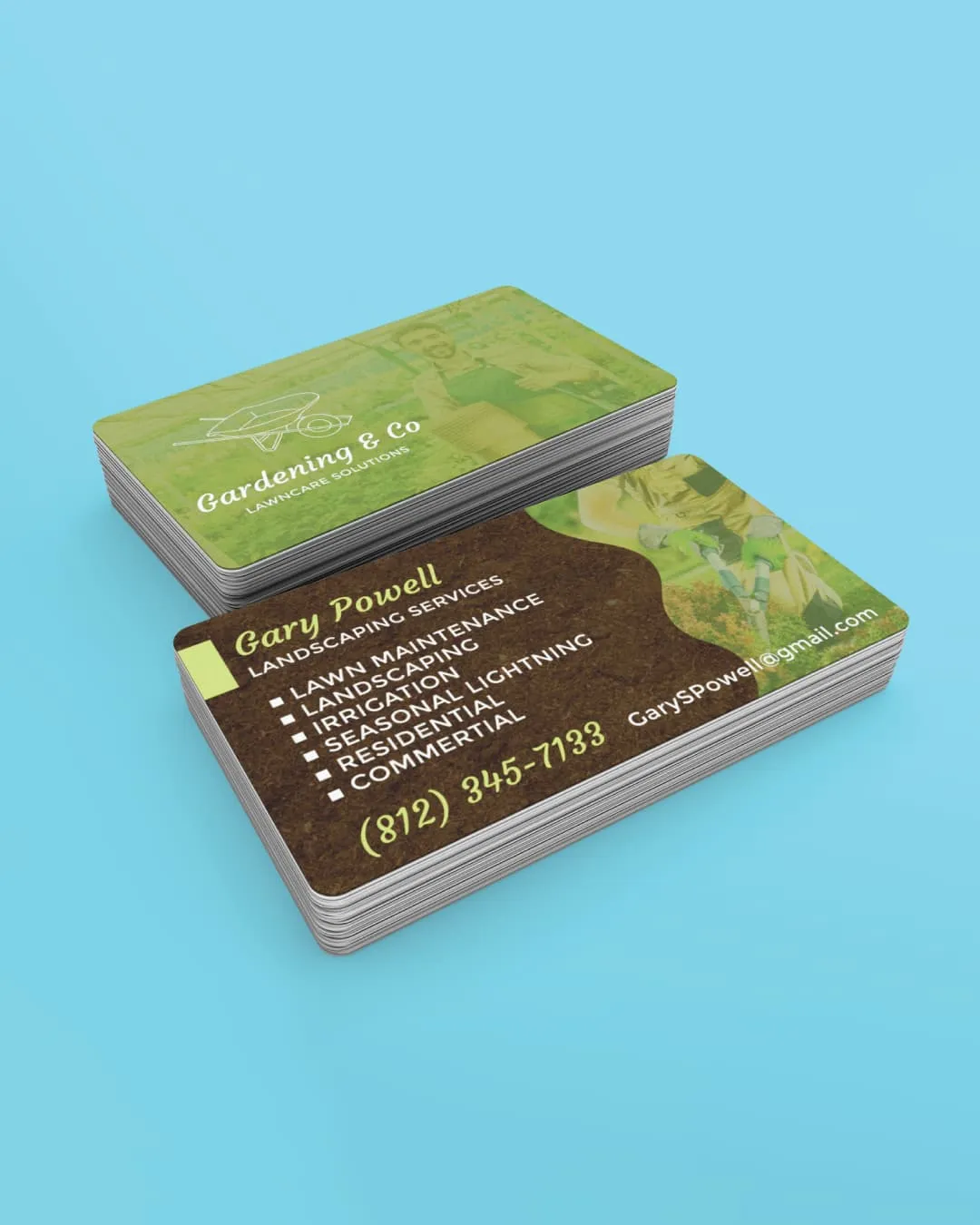 AP Printing - Earth Background Standard Business Cards - Custom Printing Services
