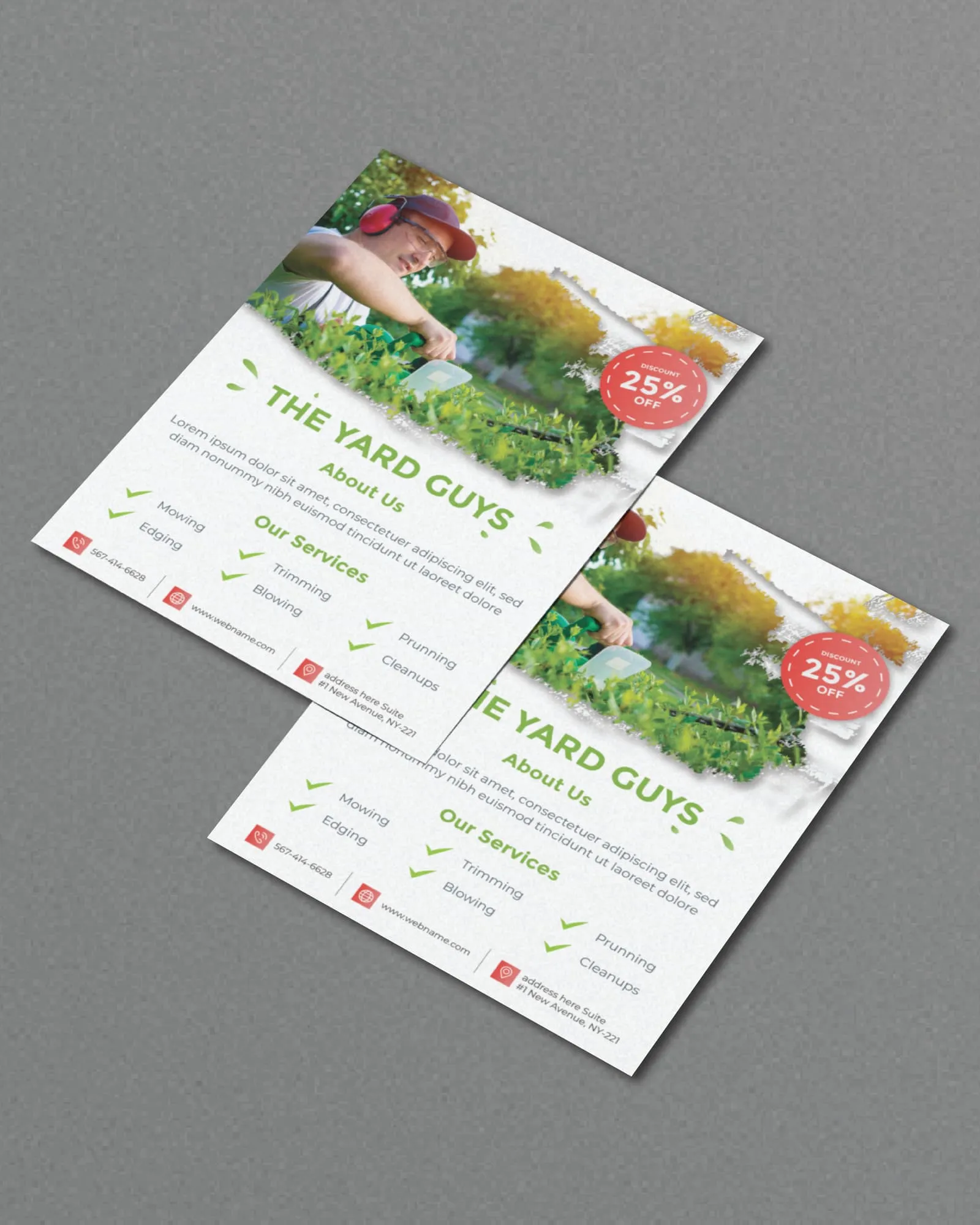 AP Printing - White Minimalist with Photo Flyers - Custom Printing Services