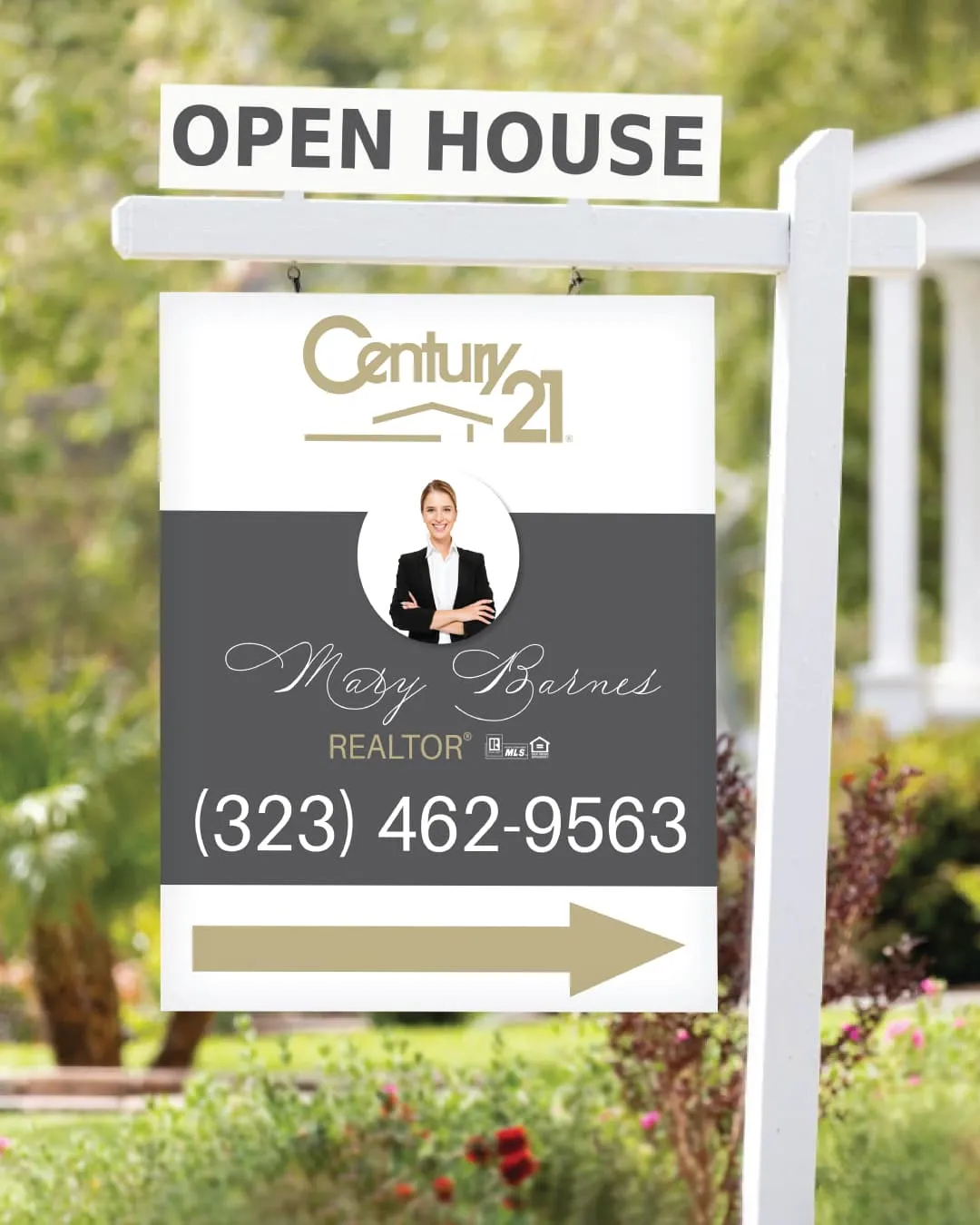 AP Printing - Century 21 Elegant and harmonious design Colonial Sign - Custom Printing Services