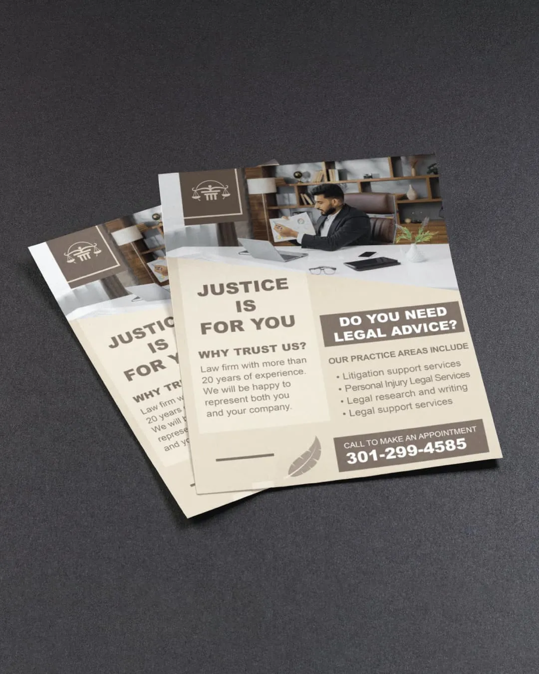 Earth Tones Flyers AP Printing - Earth Tones Flyers - Custom Printing Services