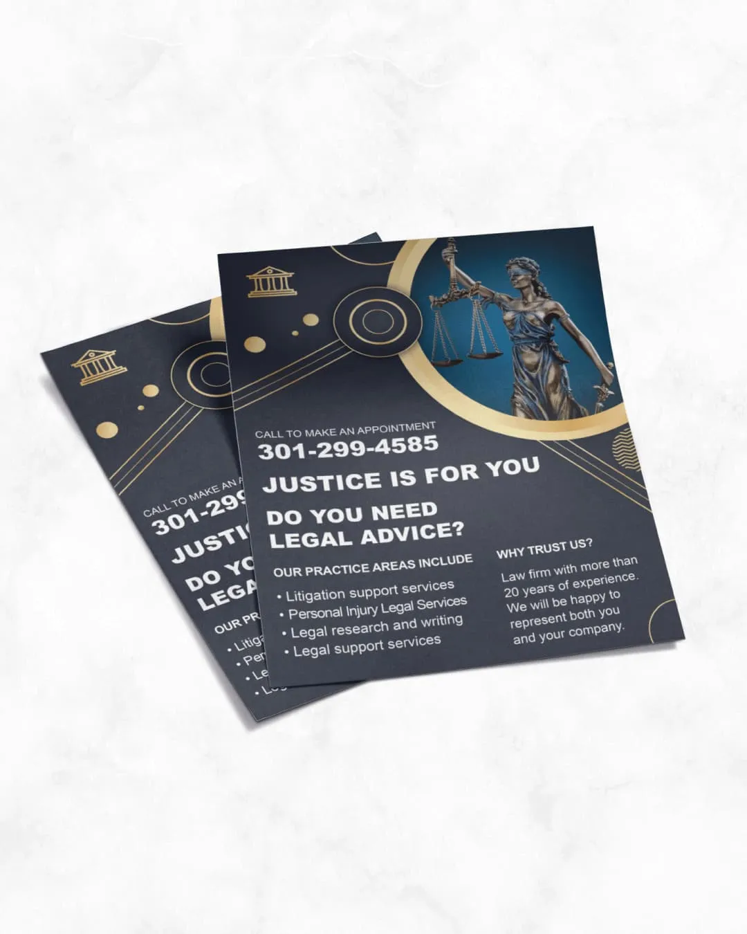 AP Printing - Golden Circles Flyers - Custom Printing Services