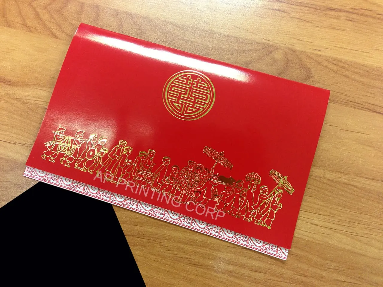 AP Printing - RD4-DB-V-SHT-HB [V-L-01] Crimson Elegance Wedding Entourage - Custom Printing Services