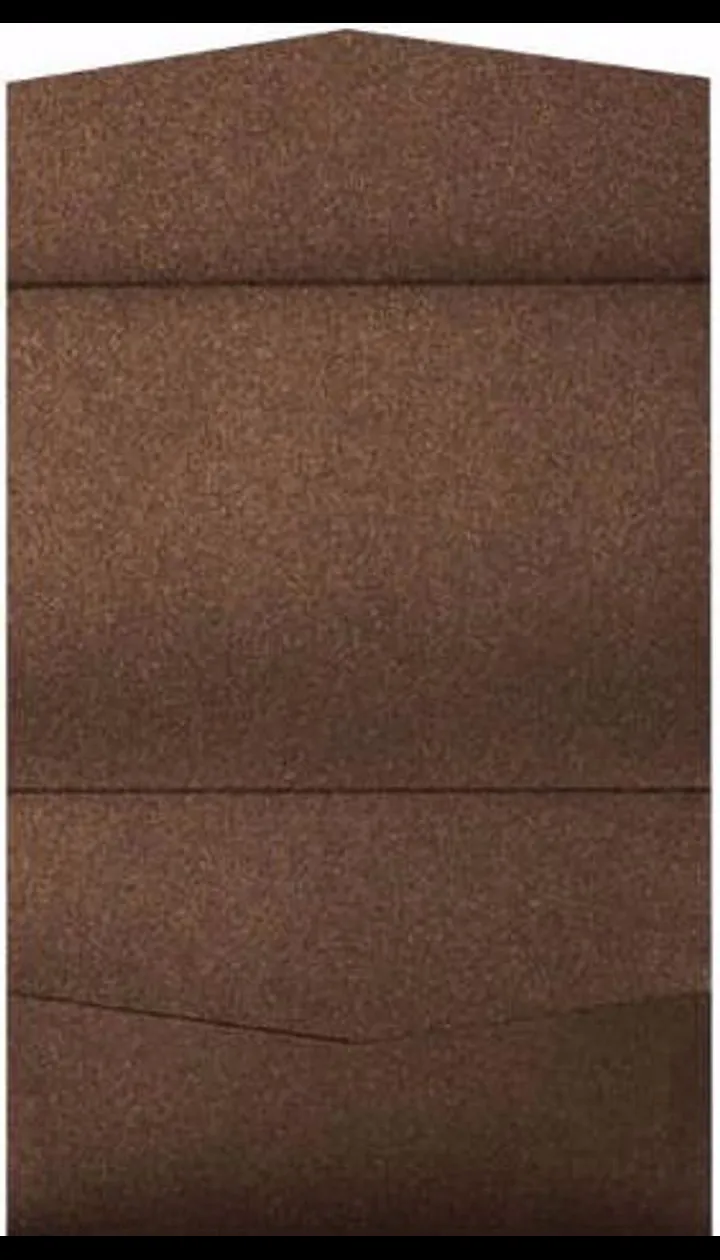 Bronze Brown Metallic Pocket & Folder Invitation Card, A7 Atlas AP Printing - Bronze Brown Metallic Pocket & Folder Invitation Card, A7 Atlas - Custom Printing Services