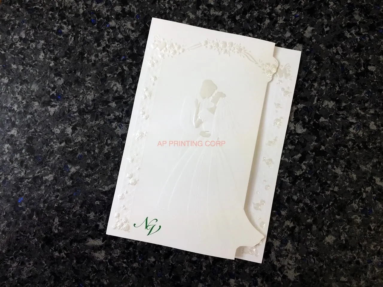 AP Printing - K8255 [I-10] Sophisticated Vows Bride & Groom Wedding Invitation - Custom Printing Services