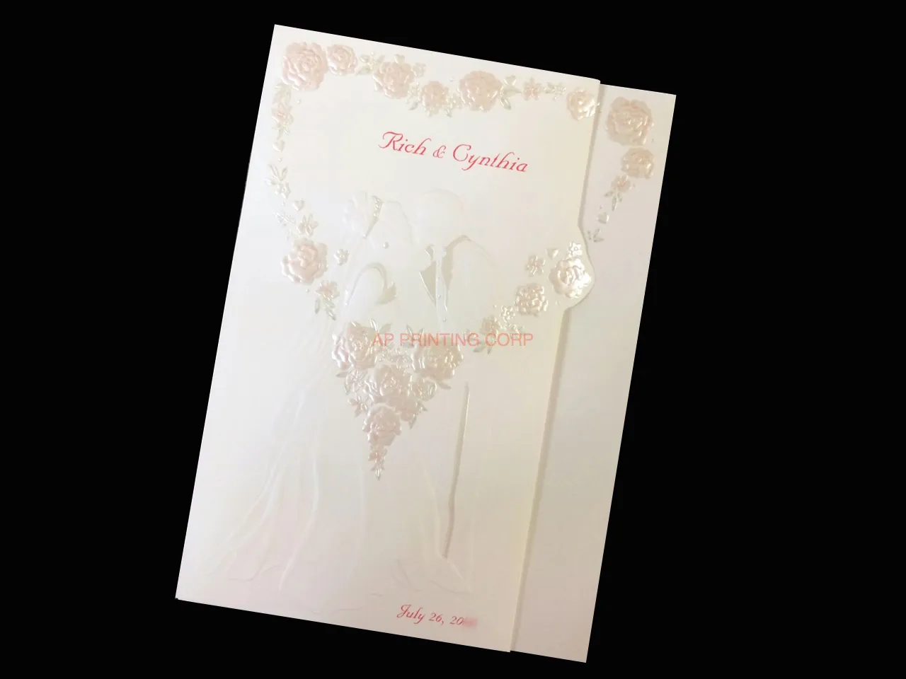 AP Printing - K8401 [I-12] Eternal Bliss Bride & Groom Wedding Invitation - Custom Printing Services
