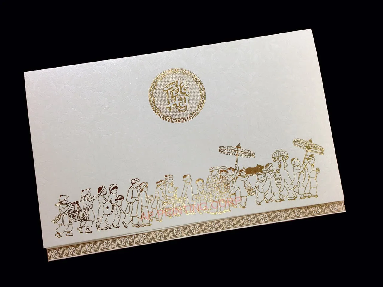 AP Printing - RD4-TBC-V-SHV-HB [V-L-02] Champagne Opulence Affair Wedding Entourage - Custom Printing Services