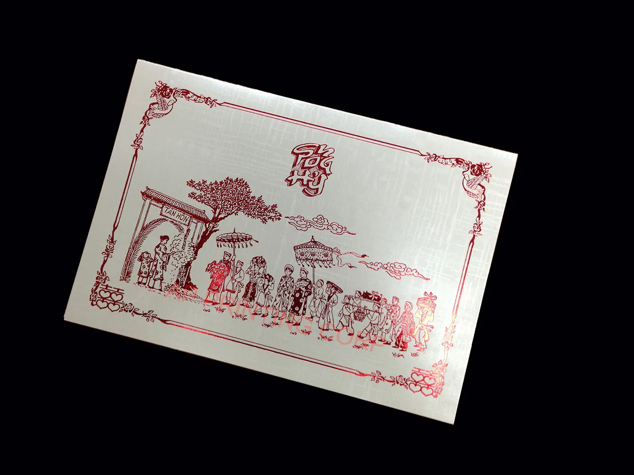 AP Printing - RD8-TT-D [V-L-02] Amber Glow Bridal Affair Wedding Entourage - Custom Printing Services