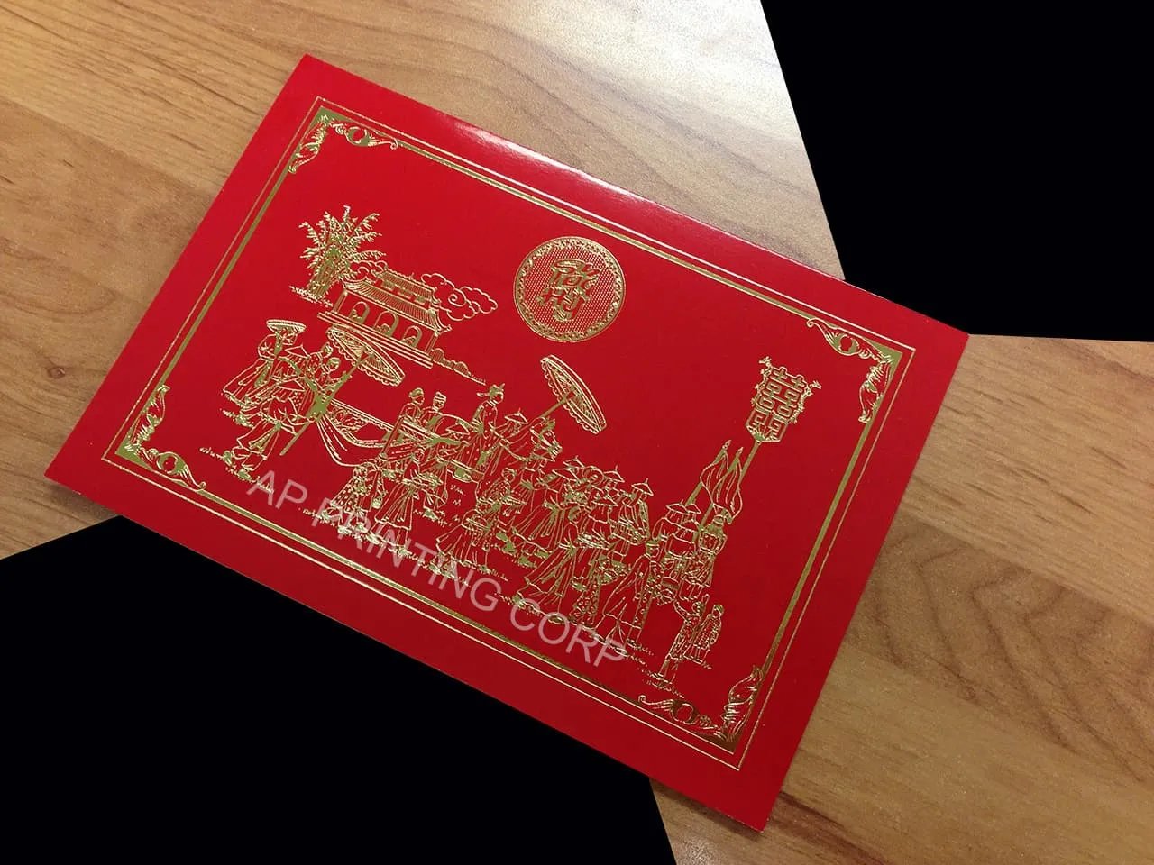 AP Printing - RD7-DB-V [V-L-01] Ruby Radiance Wedding Entourage - Custom Printing Services