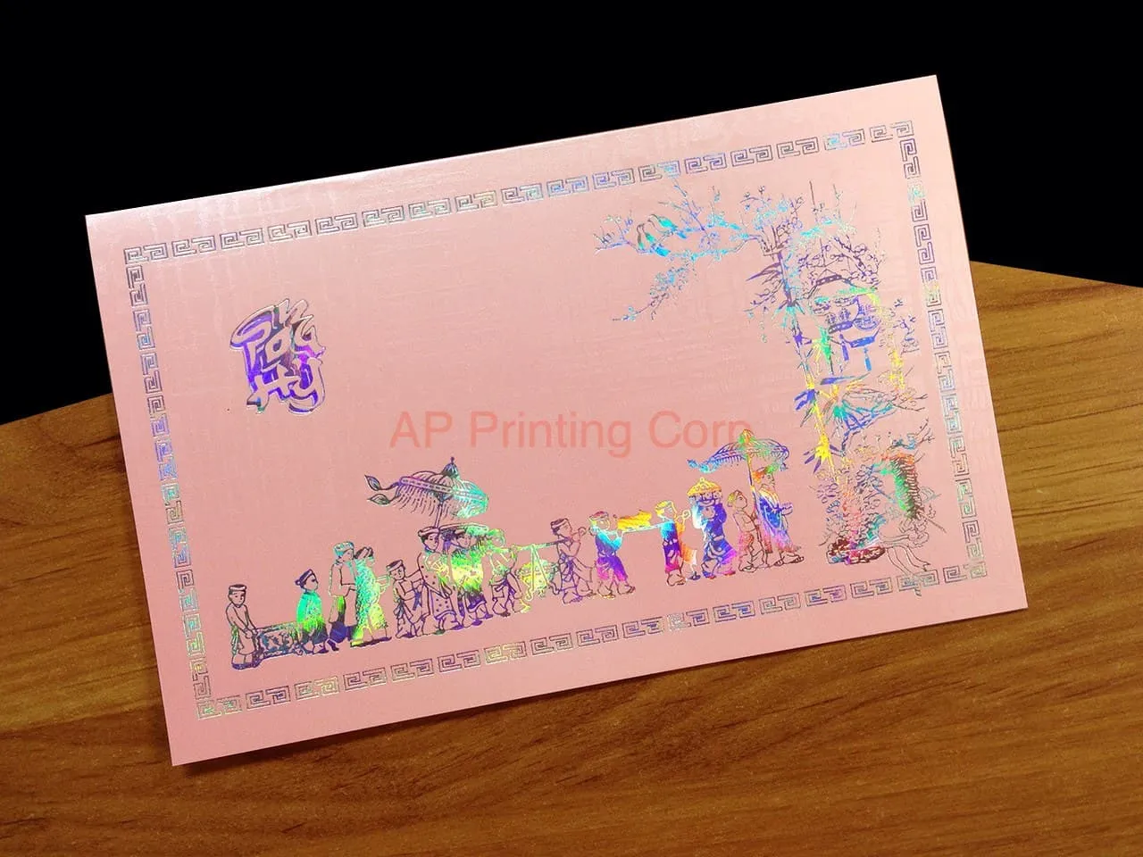 AP Printing - RDDP-HT-RF [V-L-02] Rosewood Radiance Wedding Entourage - Custom Printing Services