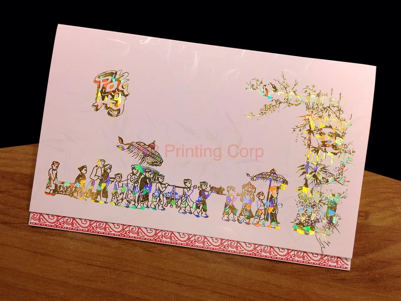 AP Printing - RDDP-RPL-V2-HB [V-L-02] Aurum Rosso Wedding Entourage - Custom Printing Services