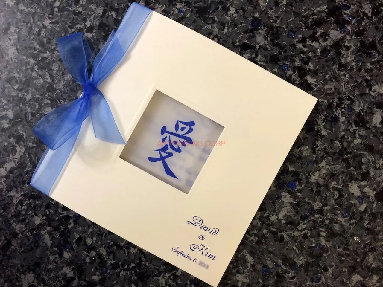 AP Printing - CHASE-SQ-ECRU-AI [I-12] Pocket & Folder Invitation - Custom Printing Services