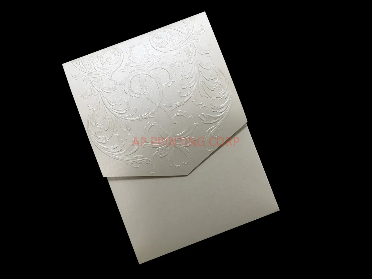 AP Printing - Baroque Brilliance [CC-88] Pocket & Folder Invitation - Custom Printing Services