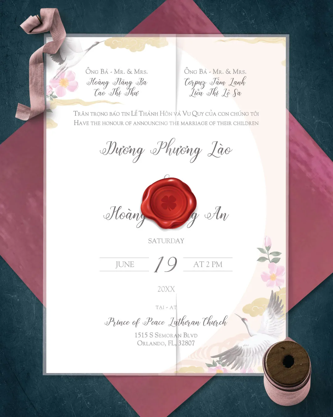 Vellum Wrapped Wedding Invitations Category