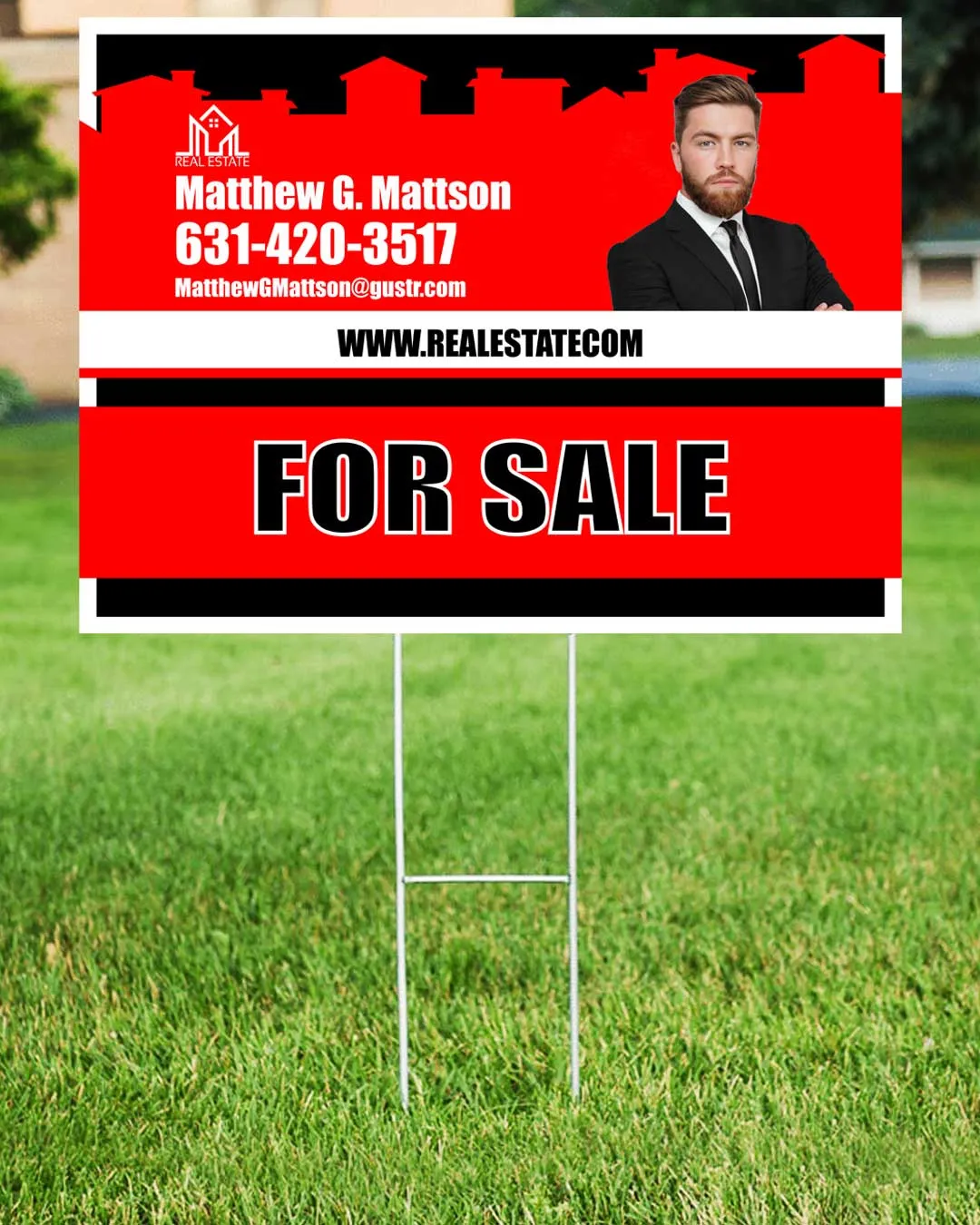 AP Printing - Modern Contrast Yard Sign - Custom Printing Services