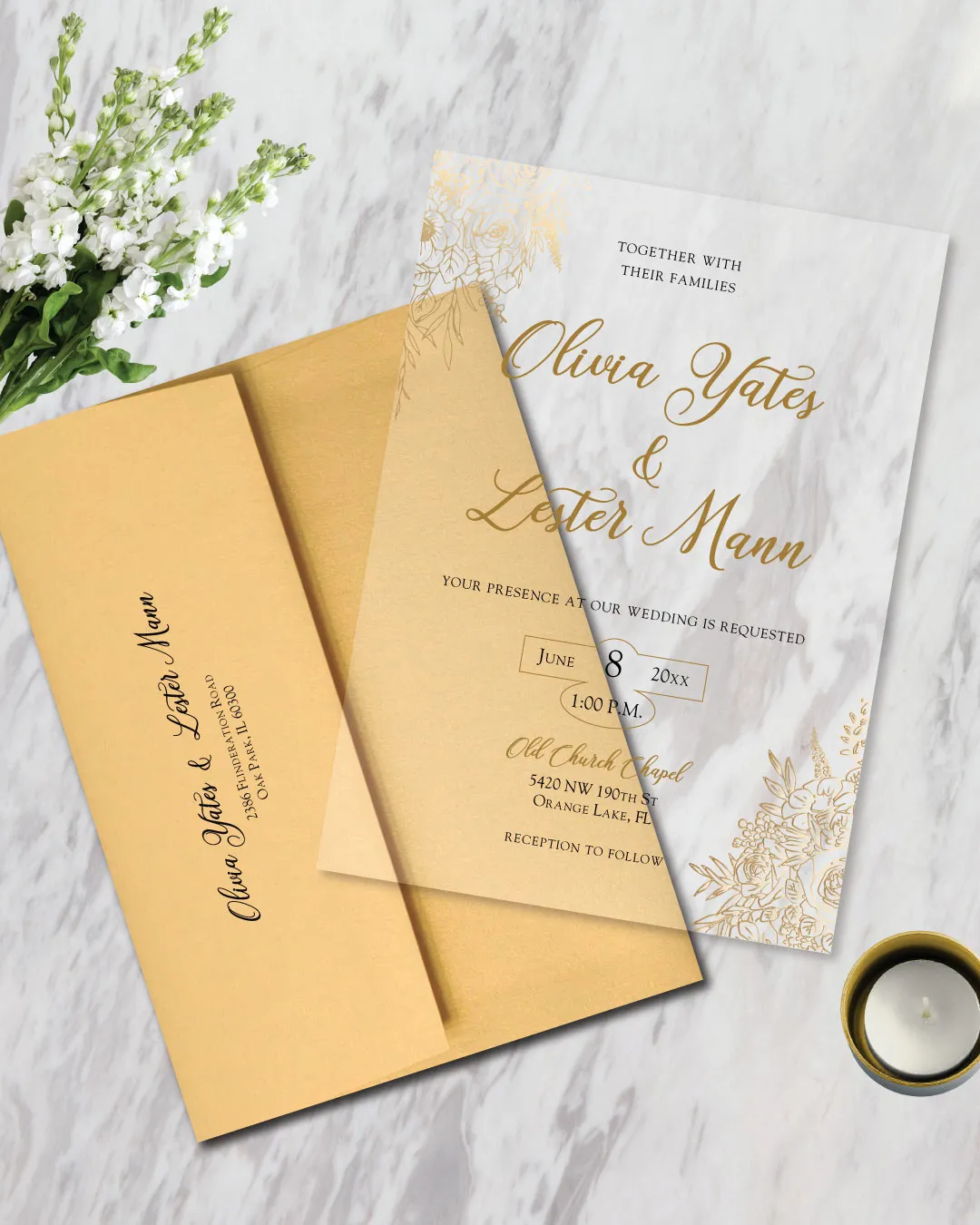 Acrylic Wedding Invitations