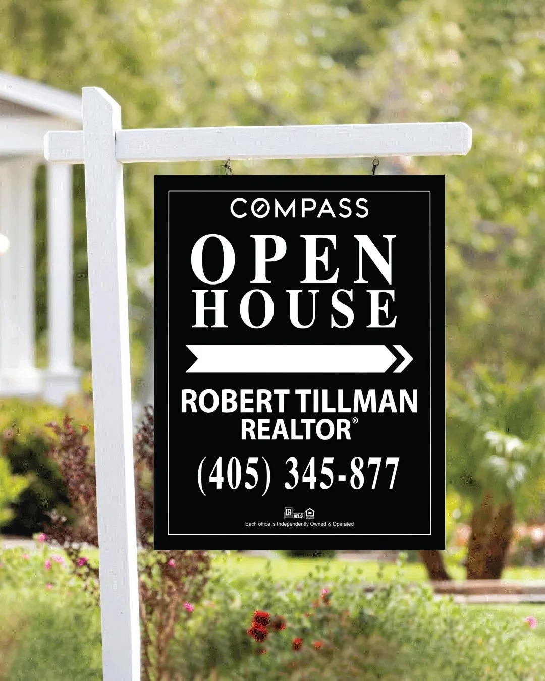 AP Printing - Open House Signs Black Tide Colonial Sign - Custom Printing Services