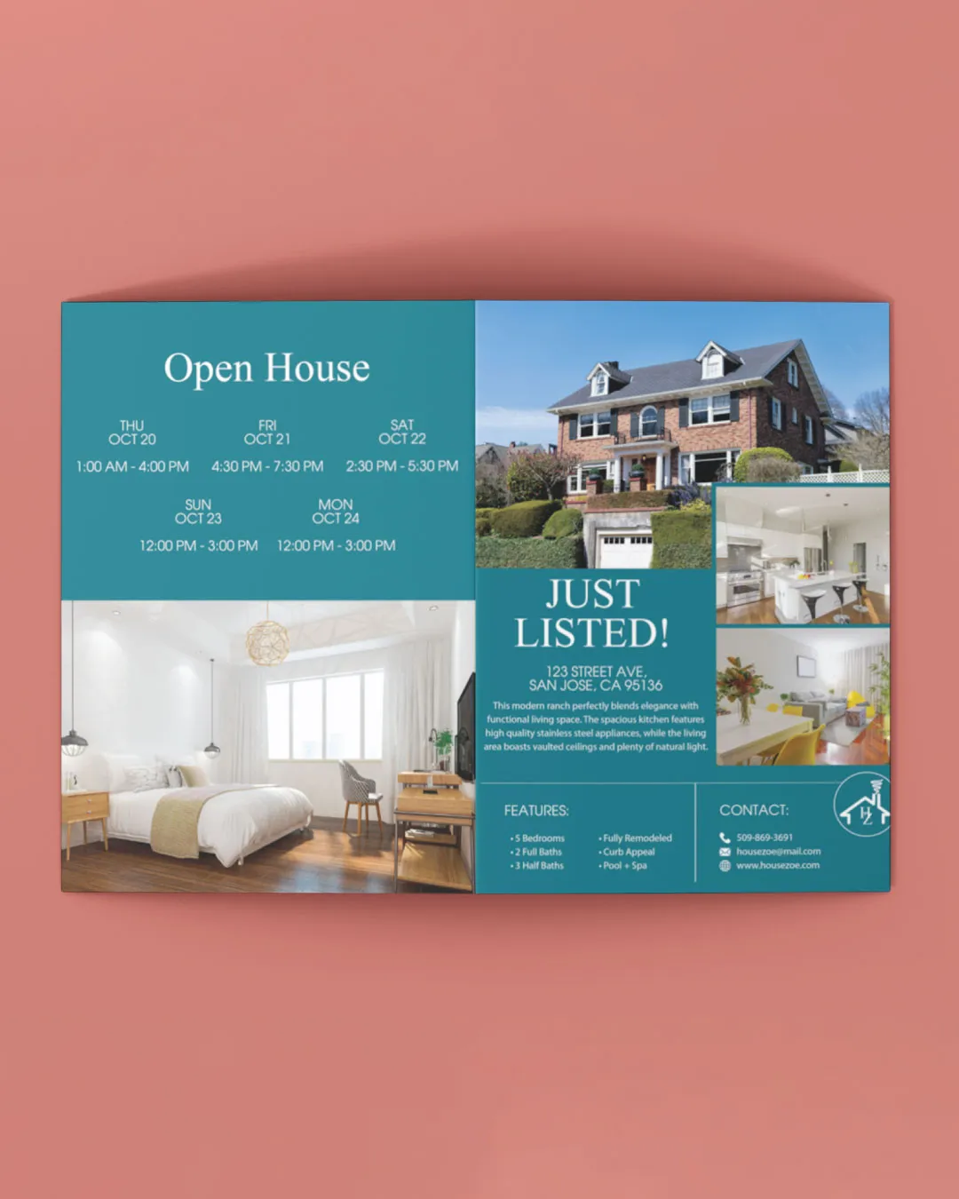 AP Printing - Classic Turquoise Flyer - Custom Printing Services