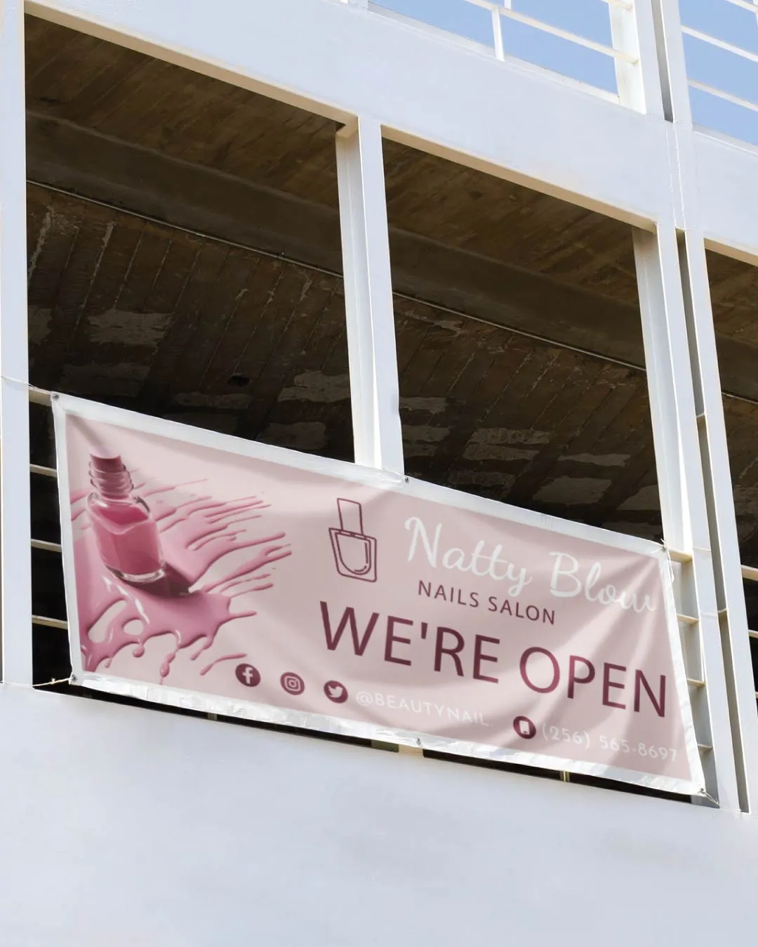 Pink 13oz. Standard Vinyl Banner AP Printing - Pink 13oz. Standard Vinyl Banner - Custom Printing Services