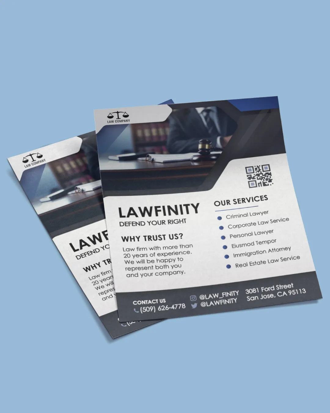 AP Printing - White Overlay Flyers - Custom Printing Services