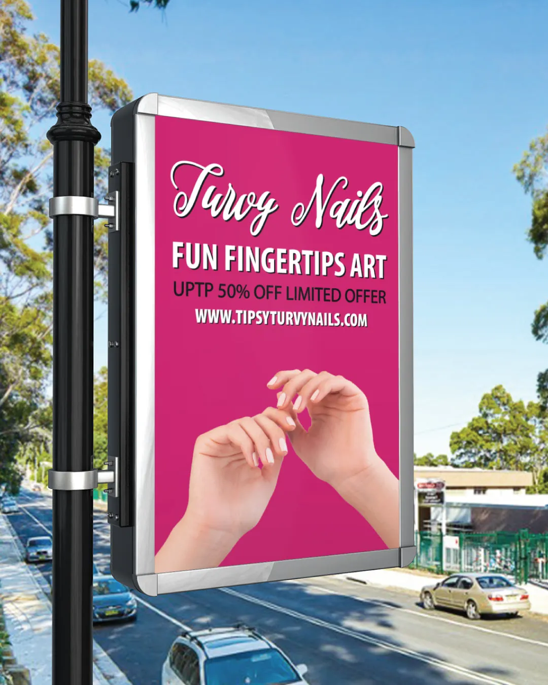 AP Printing - Eye-catching Fuchsia Posters - Custom Printing Services
