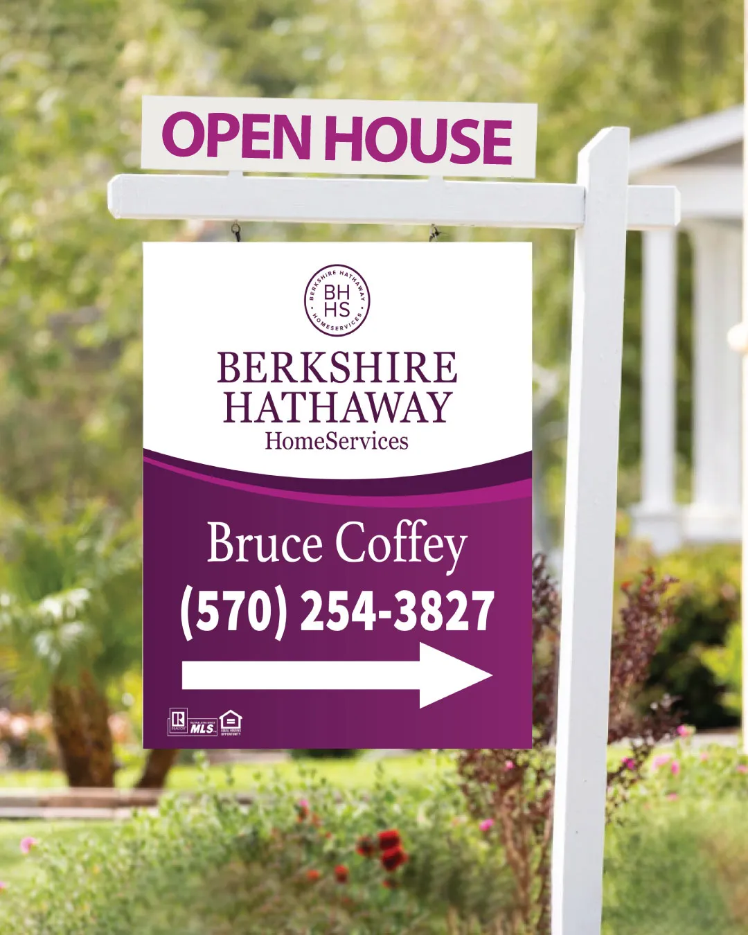 AP Printing - Berkshire Colored Curves Colonial Sign - Custom Printing Services