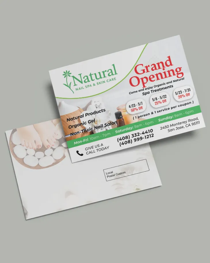 AP Printing - Pure Essence Postcards - Custom Printing Services