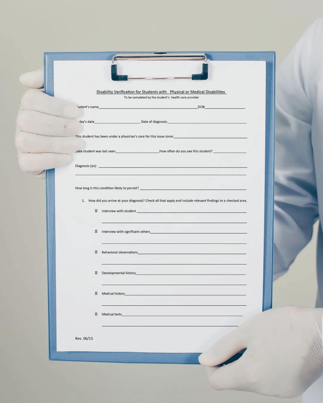 AP Printing - Medical Disability Form - Custom Printing Services