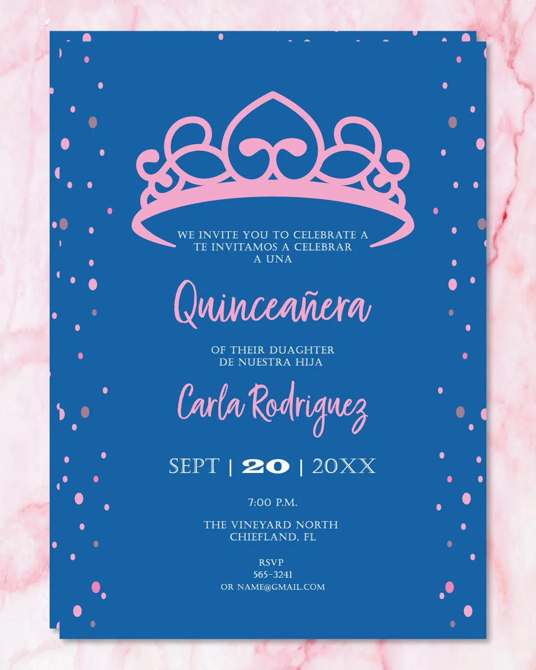 Cute Pink Tiara AP Printing - Cute Pink Tiara - Custom Printing Services