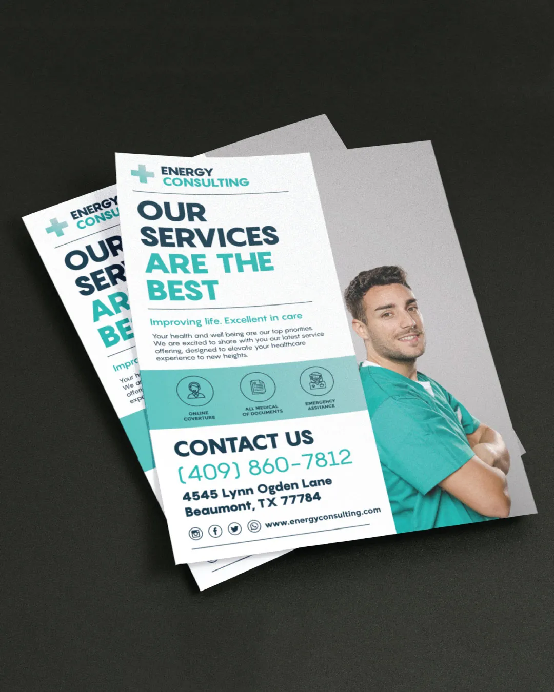 AP Printing - Turquoise Specialist Flyers - Custom Printing Services