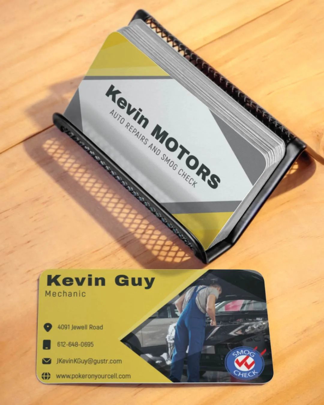 Yellow and Gray Standard Business Cards AP Printing - Yellow and Gray Standard Business Cards - Custom Printing Services