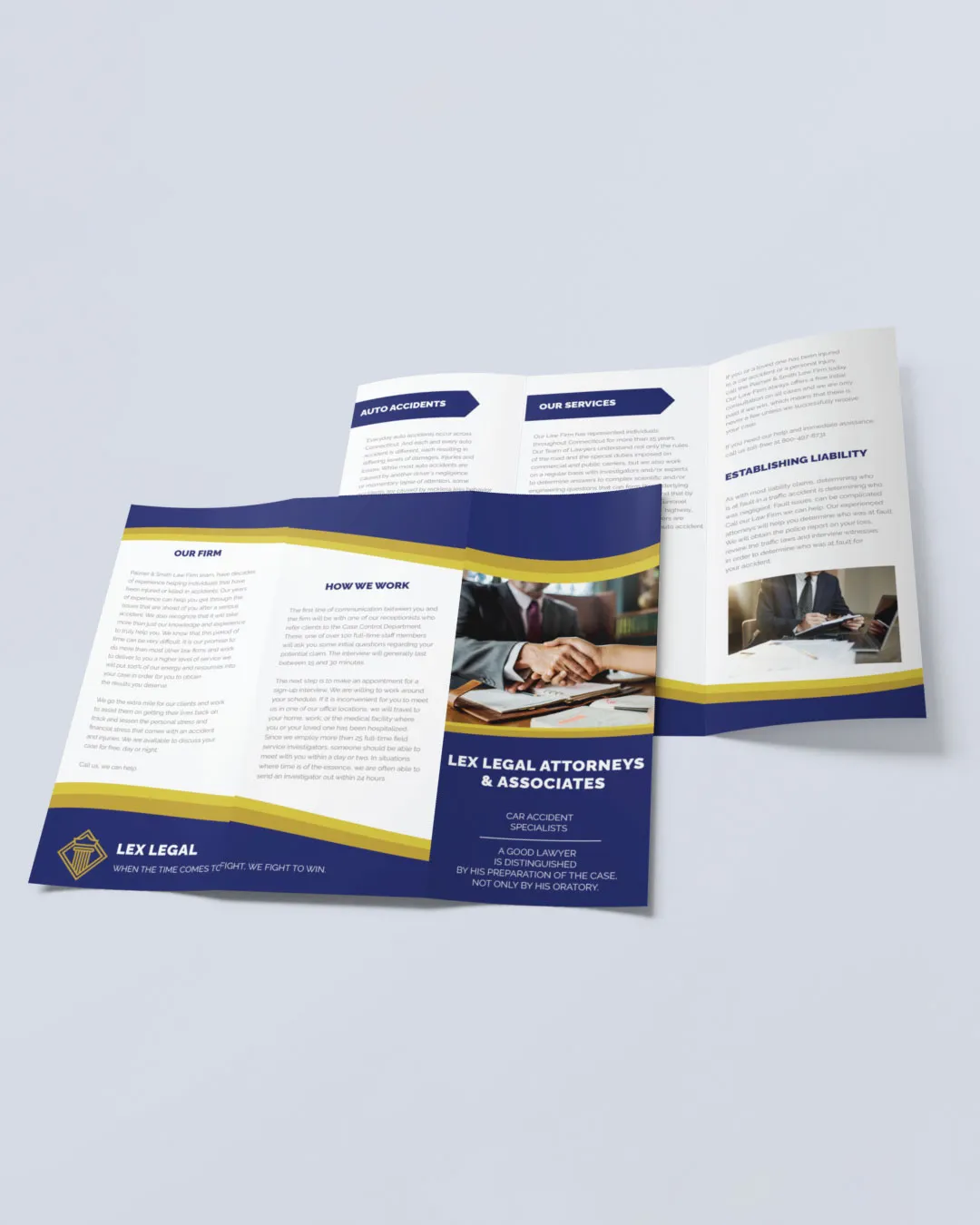 AP Printing - Colorful Organic Curves Brochures - Custom Printing Services