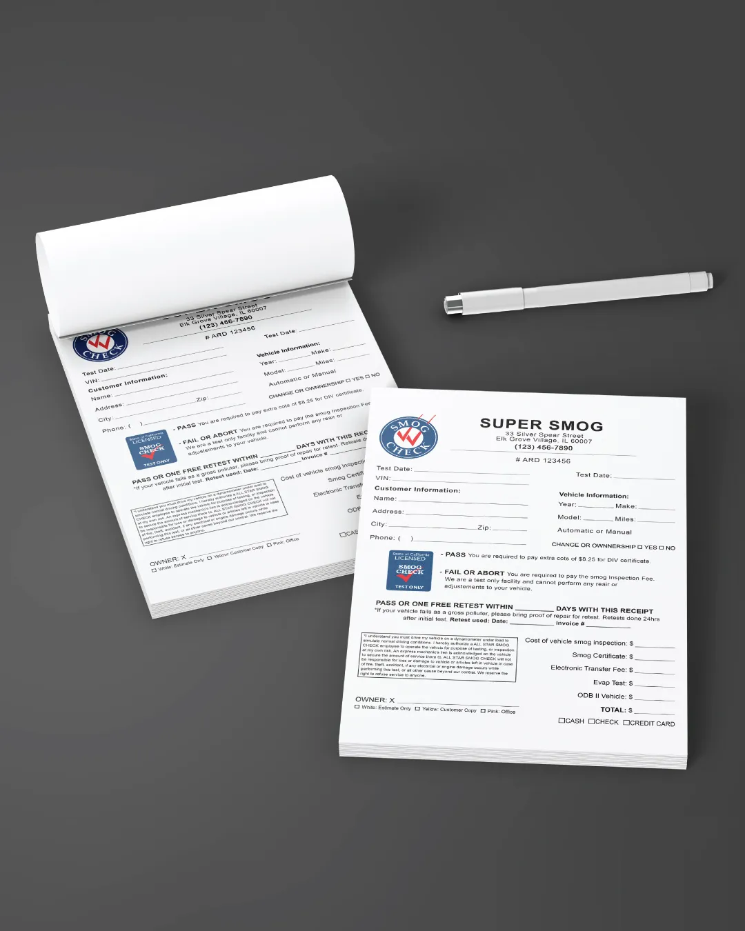 Modern Carbonless Forms (Invoice) AP Printing - Modern Carbonless Forms (Invoice) - Custom Printing Services