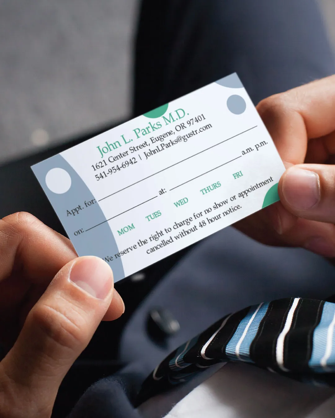 AP Printing - Colorful Dynamic Circles Standard Business Cards - Custom Printing Services