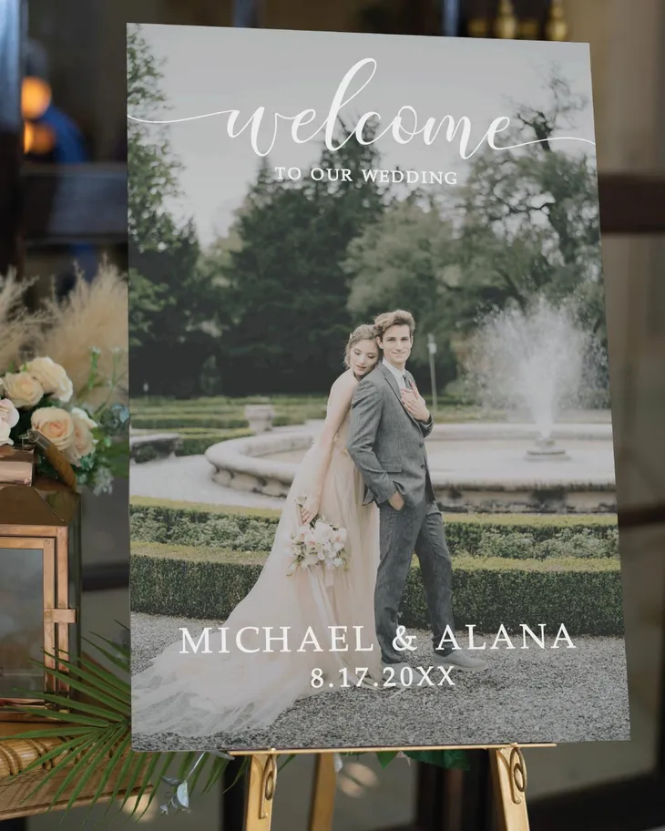 AP Printing - Eternal Garden Grace Welcome Sign - Custom Printing Services