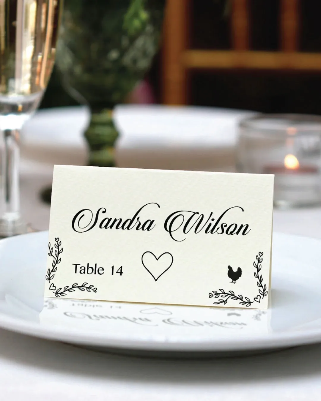 AP Printing - Wedding Place Cards Template - Custom Printing Services