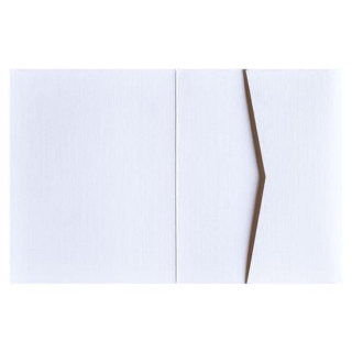 Metallic White 84 lb Linen Pocket & Folder Invitation Card, A2 Sierra Bilingual AP Printing - Metallic White 84 lb Linen Pocket & Folder Invitation Card, A2 Sierra Bilingual - Custom Printing Services